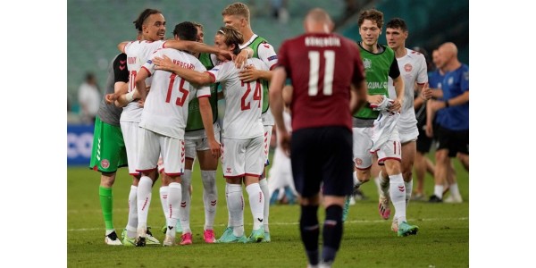 Dánsko postoupilo do semifinále mistrovství Evropy UEFA